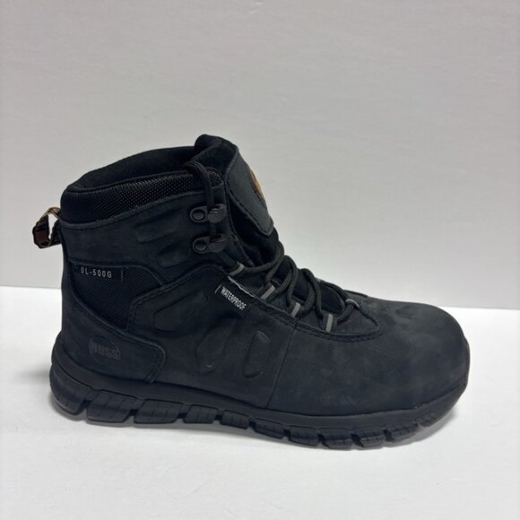 Hoss Men’s Tikaboo UL Waterproof Work Boots Black, Size 8.5 M - Picture 1 of 7